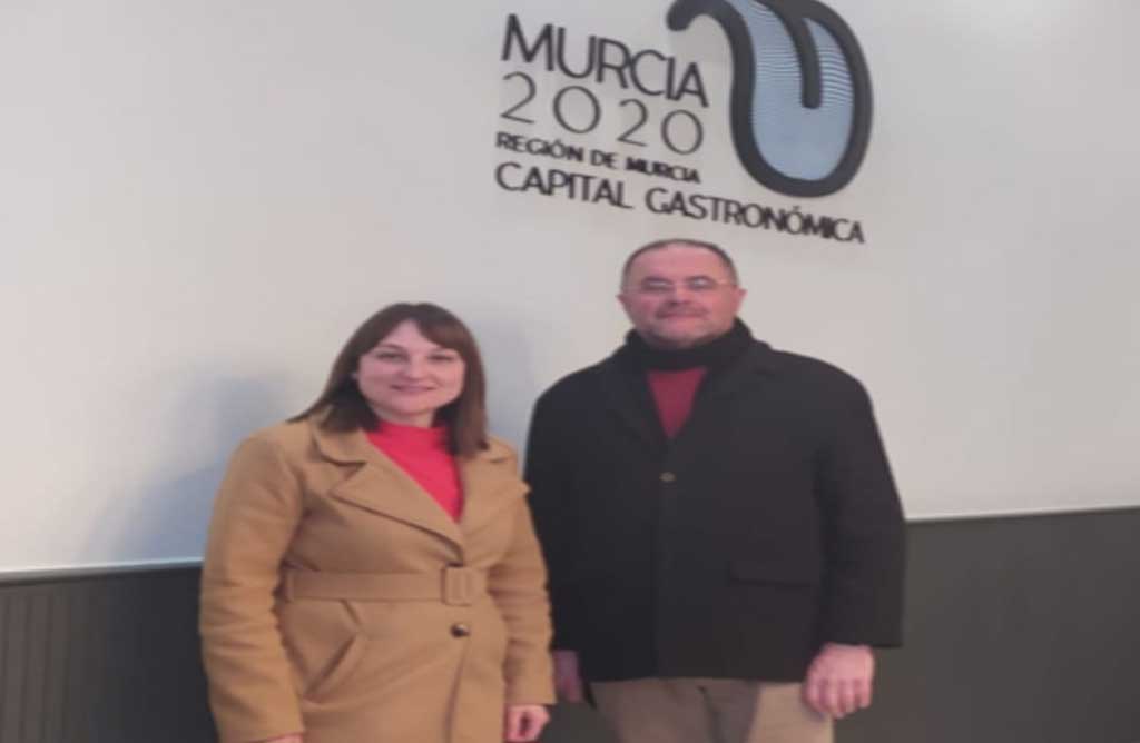 El alcalde de Totana asiste a la presentacin del proyecto Murcia 2020 capital de la Gastronoma en el Teatro Romea